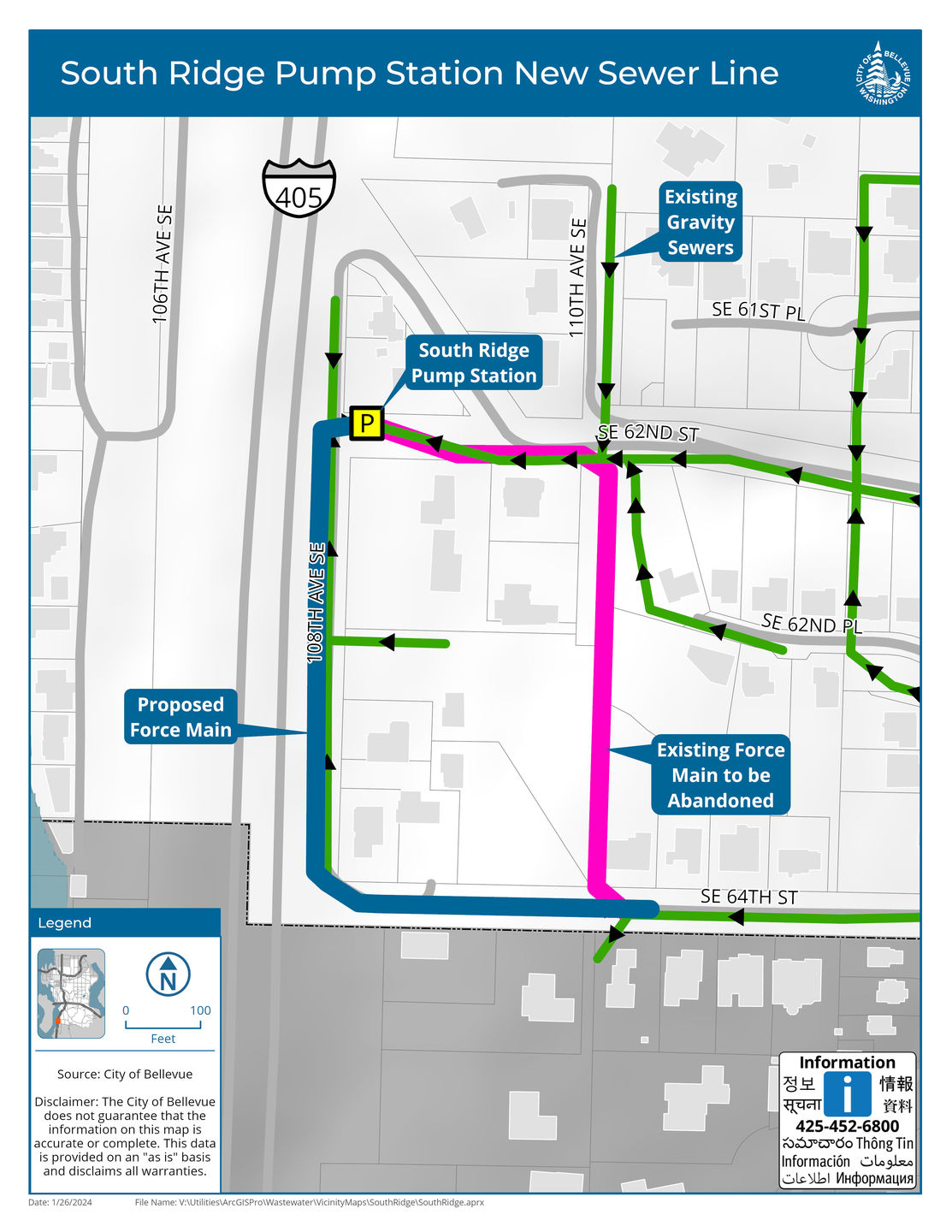 South Ridge New Sewer Line