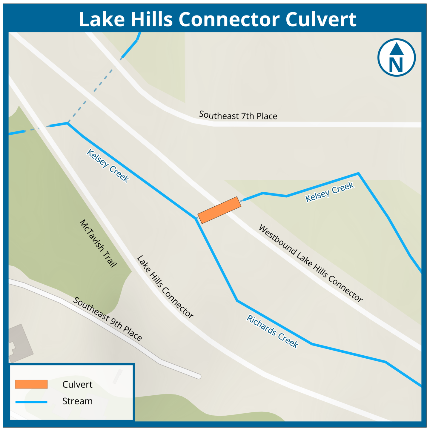 Kelsey Creek Map