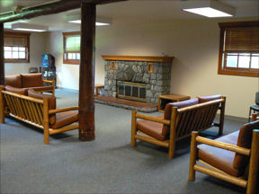 Highland Center's Fireside Room