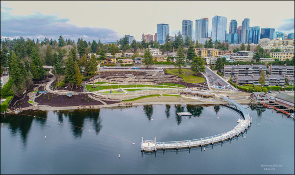 View of Meydenbauer Bay Park - 1-24-19