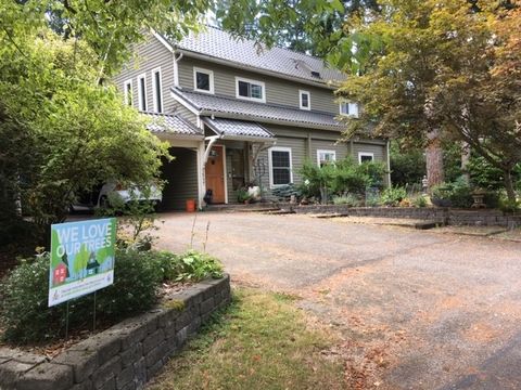 We Love Our Trees yard sign