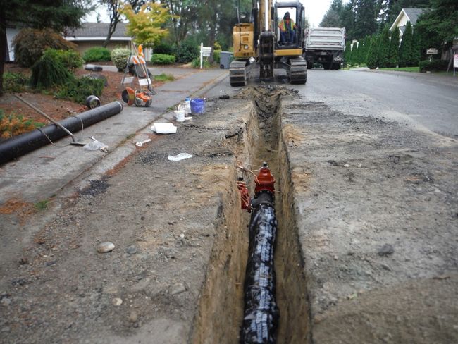 Water main replacement program.