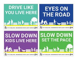 Traffic Safety Yard Signs