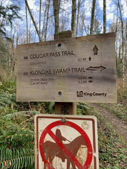 Photo of trail signs