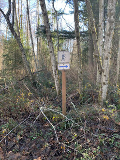 Photo of trail sign